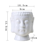 Ceramic Buddha Head Flower Pot